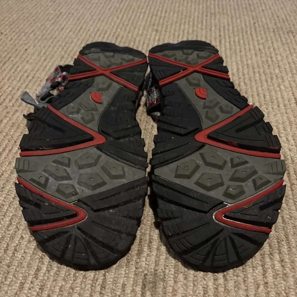 THE NORTH FACE Comfort Hiking Strappy Sandals Gray Orange Size men's US 12 - Picture 16 of 16